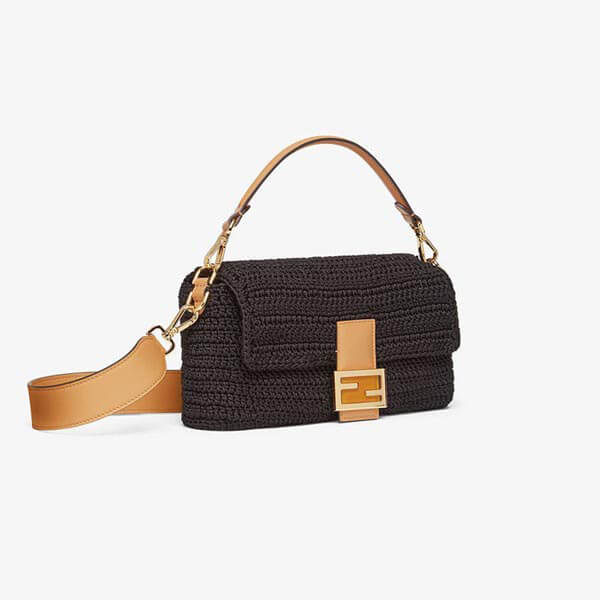 フェンディ★バゲット コットンクロシェ バッグコピー 8BR600AFP8F1EF9